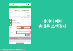네이버페이 휴대폰 소액결제 방법과 한도 총정리 (최대 30만원까지)