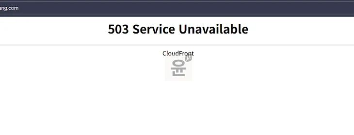 쿠팡 503 에러 코드 Service Unavailable 오류 원인은