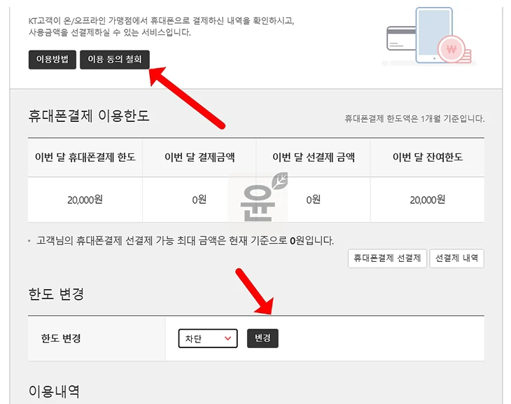 KT 소액결제 원천 차단 설정 방법, 해제 절대 불가능