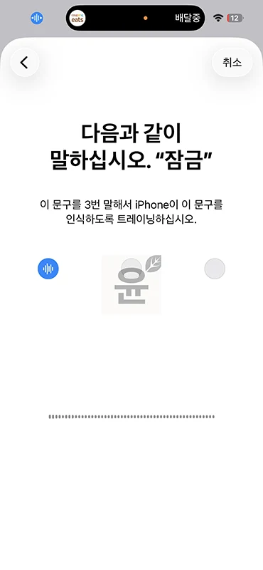 아이폰 말로 화면 잠금하는 법, 카톡도 음성으로 열기