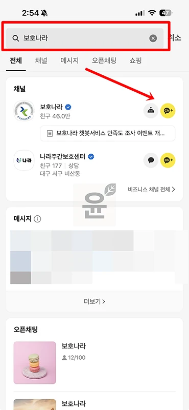 스미싱 피싱 문자 확인 보호나라 카톡으로 빠르게 조회하기