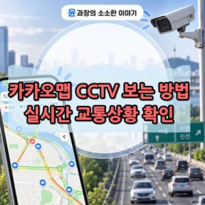 카카오맵 CCTV 보는 방법, 실시간 교통상황 확인하기