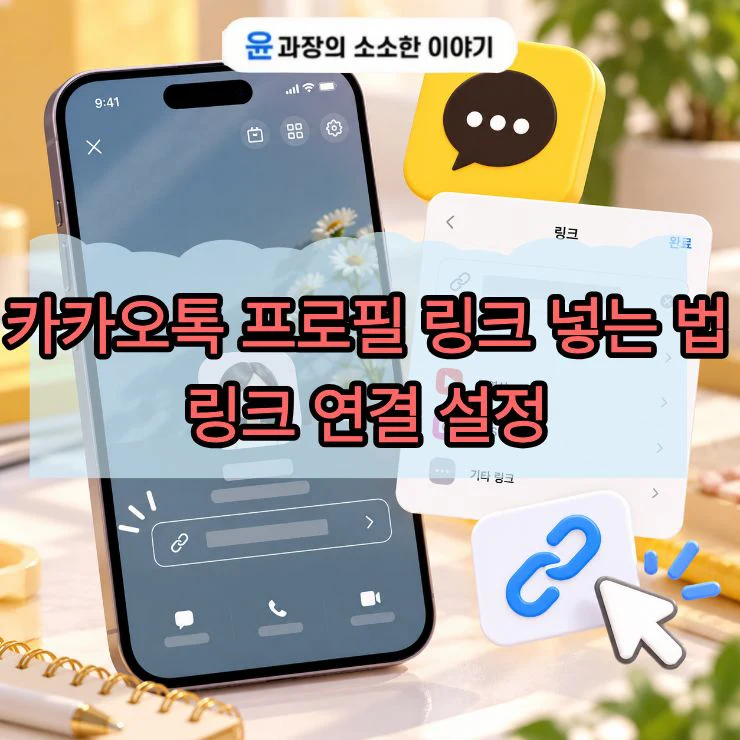 카카오톡 프로필에 링크